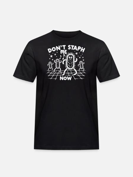 Microbiologist Microbiology Lab Staph Biology - Men's Workwear T-Shirt - black