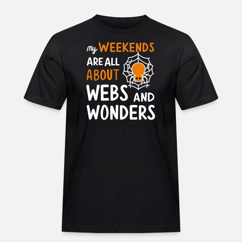 Pet Spider, Tarantula, Spider Lover - Men's Workwear T-Shirt - black