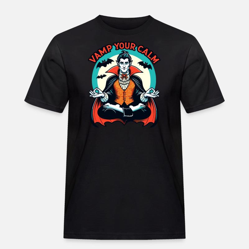 Méditation, Pleine conscience, Relaxation, Intérieur - T-shirt Workwear homme - noir