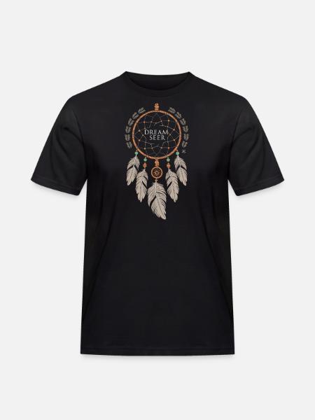 Drømmefanger Boheme Spirituel Drømmefanger - Herre Workwear T-Shirt - sort