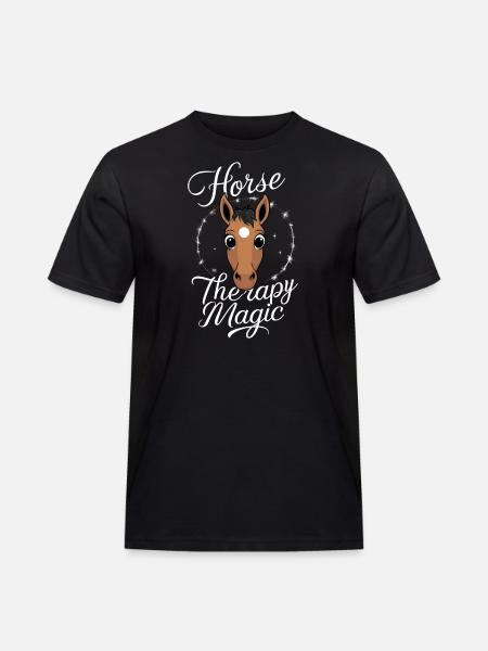 Guérison par l’équithérapie et - T-shirt Workwear homme - noir