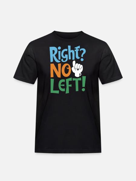 Linkshänder Lefty Left-hander Leftie Buddy - Men's Workwear T-Shirt - black
