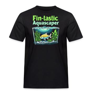 Aquascaping Enthusiast Underwater Gardening - Männer Workwear T-Shirt - Schwarz - Vorne - AI Model Male 178 light (178cm)