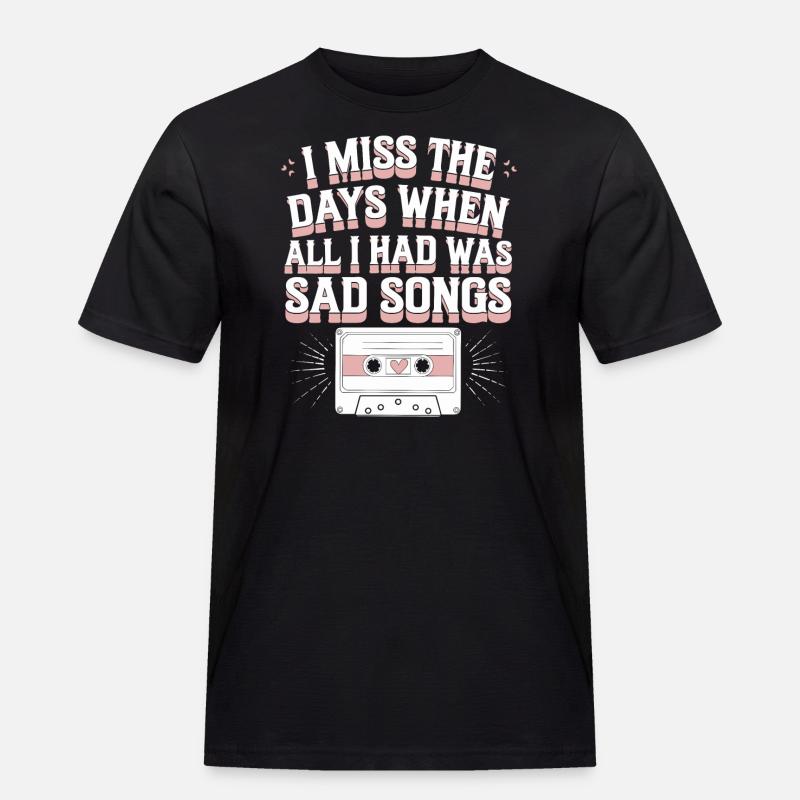 Introversion Alternative Style Emotional - Männer Workwear T-Shirt - Schwarz