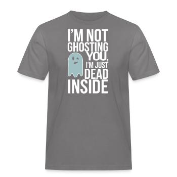 Introversion Alternative Style Emotional - Men's Workwear T-Shirt - grey - Front - AI Model Male 185 dark (185cm)