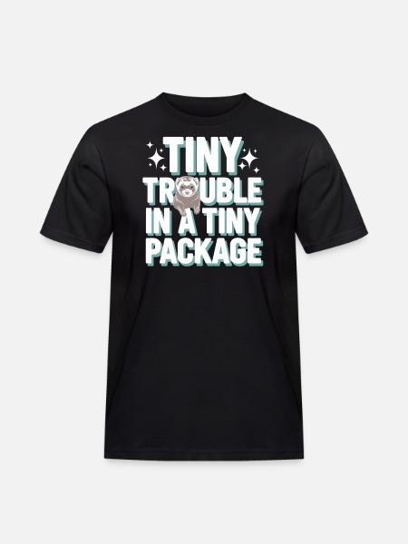 Frettchenbesitzer, Frettchenliebhaber, Süßes - Männer Workwear T-Shirt - Schwarz