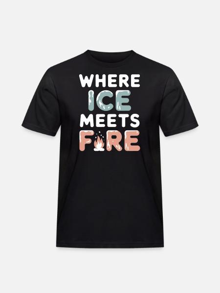 Winter Camper Snow Camping Adventure - Men's Workwear T-Shirt - black