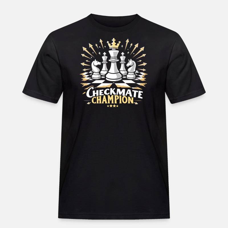 Chess Tacticians Strategy Masters Tactical - Männer Workwear T-Shirt - Schwarz