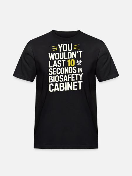 Microscope Enthusiast Lab Technician Science - Männer Workwear T-Shirt - Schwarz