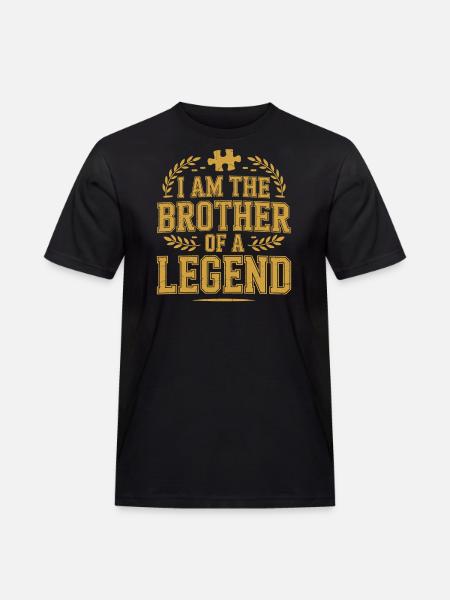 Autism siblings - Men's Workwear T-Shirt - black