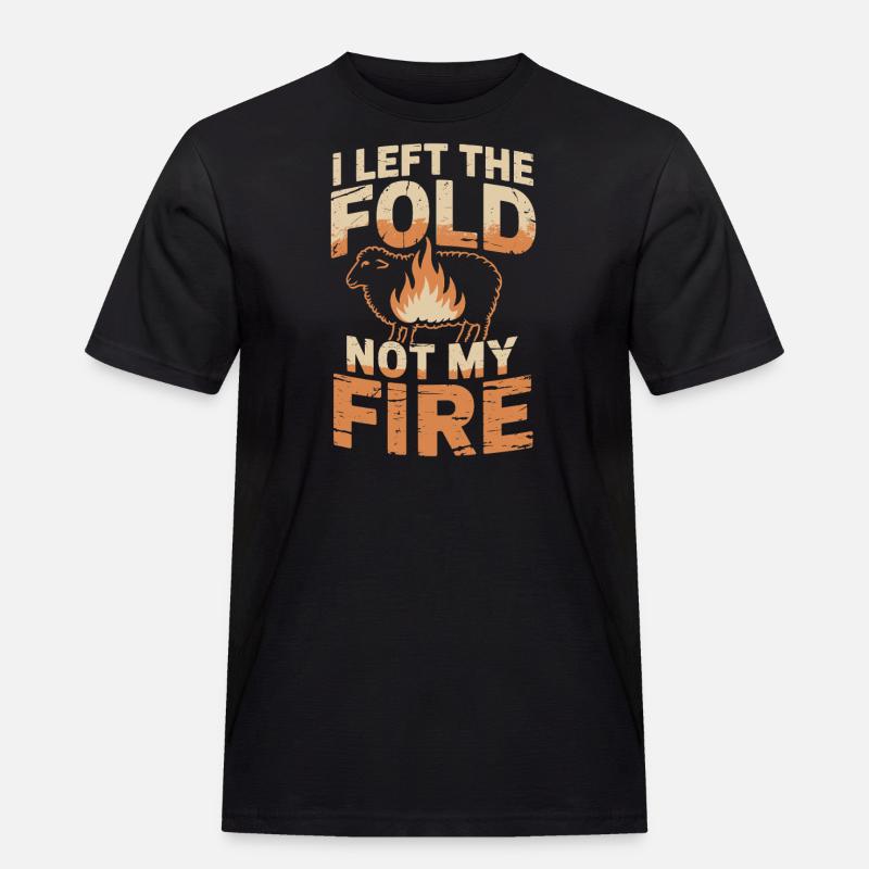 Ehemalige Religionsgemeinschaft Überlebende - Männer Workwear T-Shirt - Schwarz