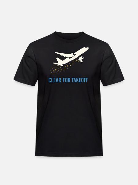 Flugbegleiter Kabinencrew Leben Luftfahrt - Männer Workwear T-Shirt - Schwarz