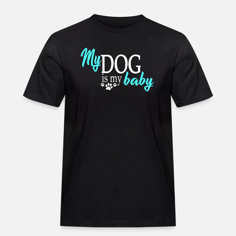 Hund Hunde - Männer Workwear T-Shirt - Schwarz
