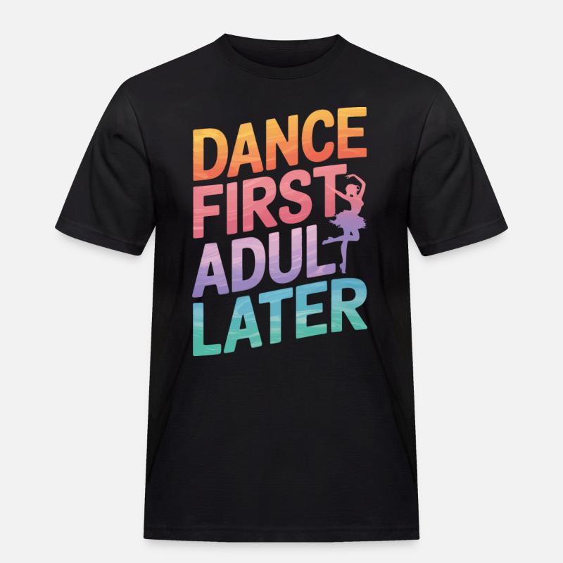 Dansende dansere danser - Herre Workwear T-Shirt - sort
