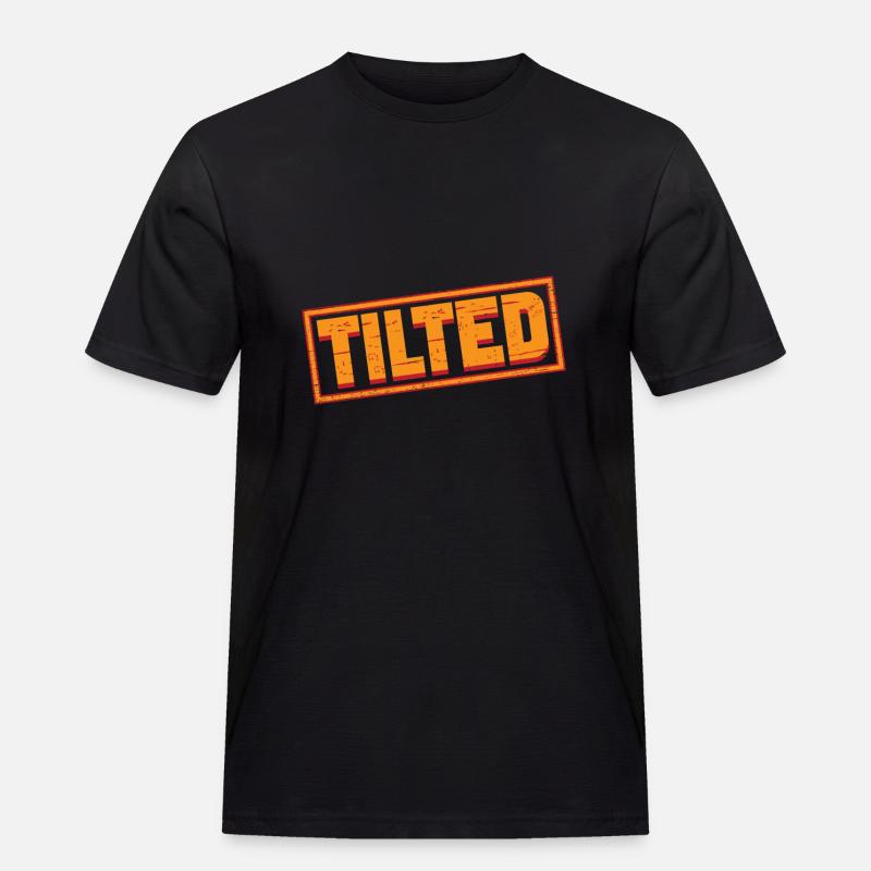 Tilted Pinball Machines GIft Ideas - Männer Workwear T-Shirt - Schwarz