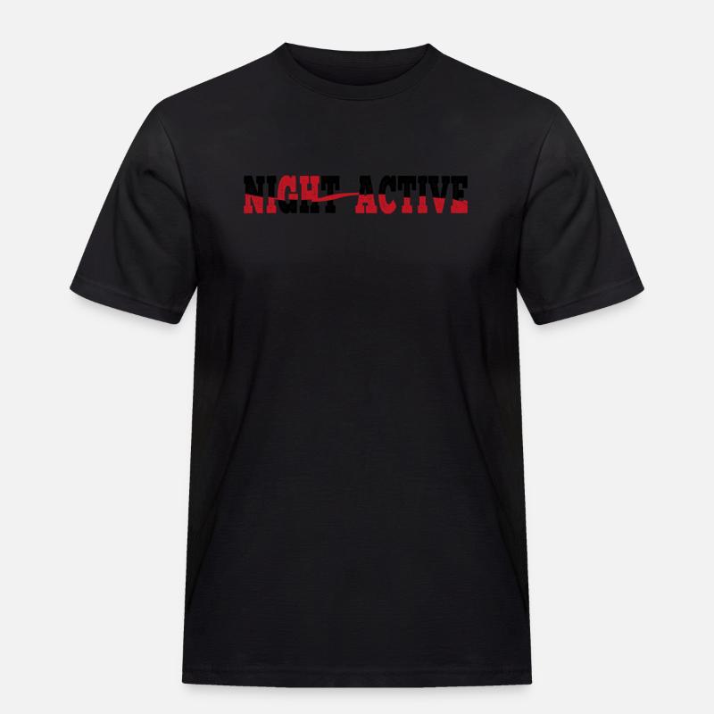 NIGHT ACTIVE T-Shirt Pullover Sweatshirt - Männer Workwear T-Shirt - undefined
