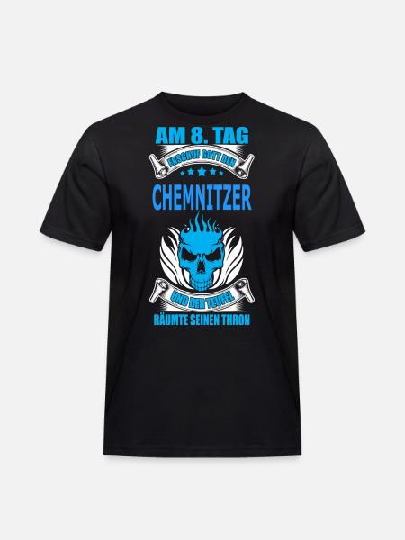 CHEMNITZER - Männer Workwear T-Shirt - Schwarz