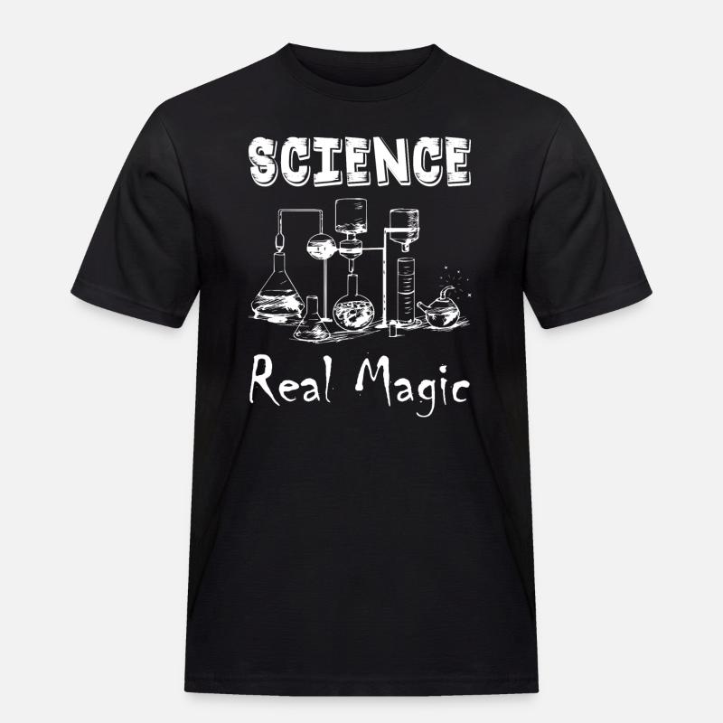 Science Real Magic - Men's Workwear T-Shirt - black