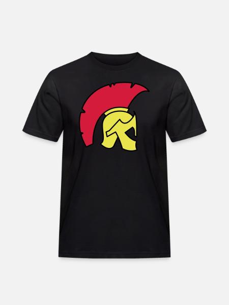 Spartan Helmet - Men's Workwear T-Shirt - black