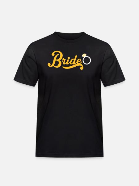 Bride - Männer Workwear T-Shirt - Schwarz