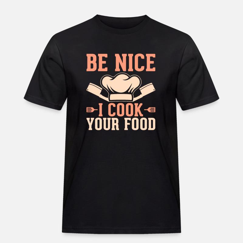 Chef Restaurant Chef - T-shirt Workwear homme - noir