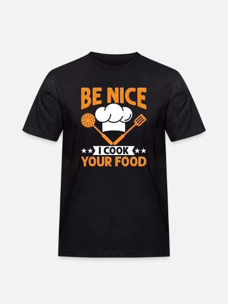 Koch Restaurant Chefkoch - Männer Workwear T-Shirt - Schwarz