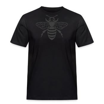 Bienenflüsterer - Biene - Imker- Honig - Männer Workwear T-Shirt - Schwarz - Vorne - AI Model Male 178 light (178cm)