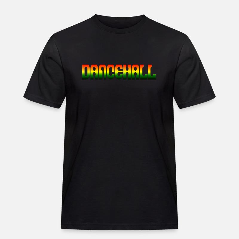 Dancehall - Männer Workwear T-Shirt - Schwarz