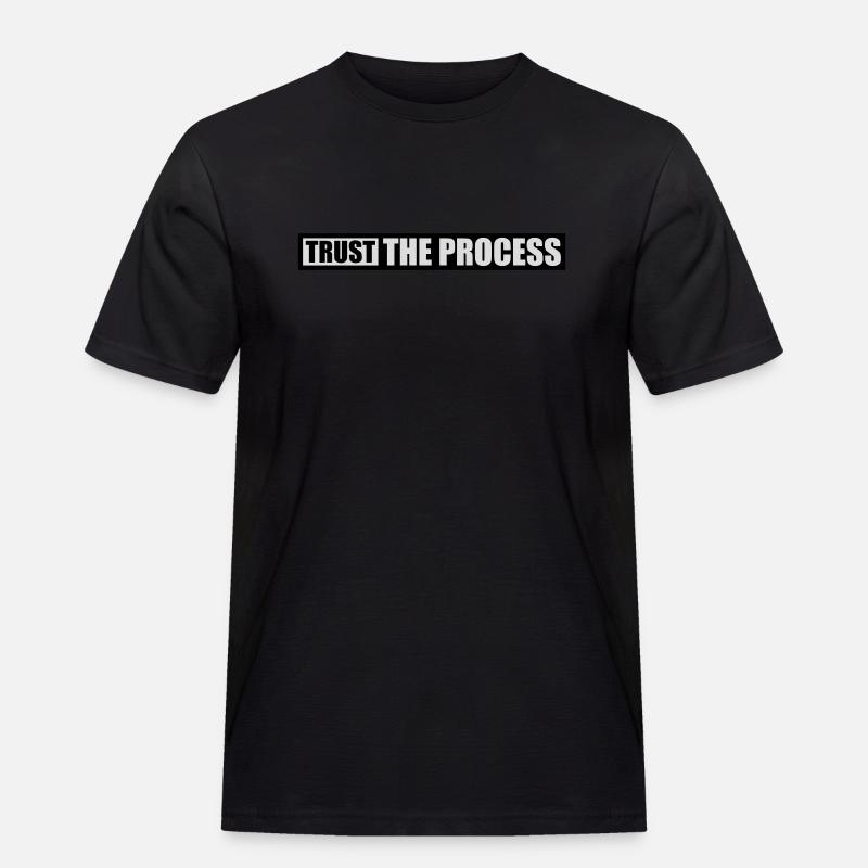 faire confiance au processus Devis - T-shirt Workwear homme - noir