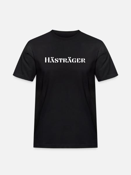 Hästräger - Männer Workwear T-Shirt - Schwarz