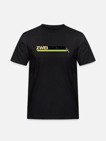 zweitakter_claim - Männer Workwear T-Shirt - Schwarz