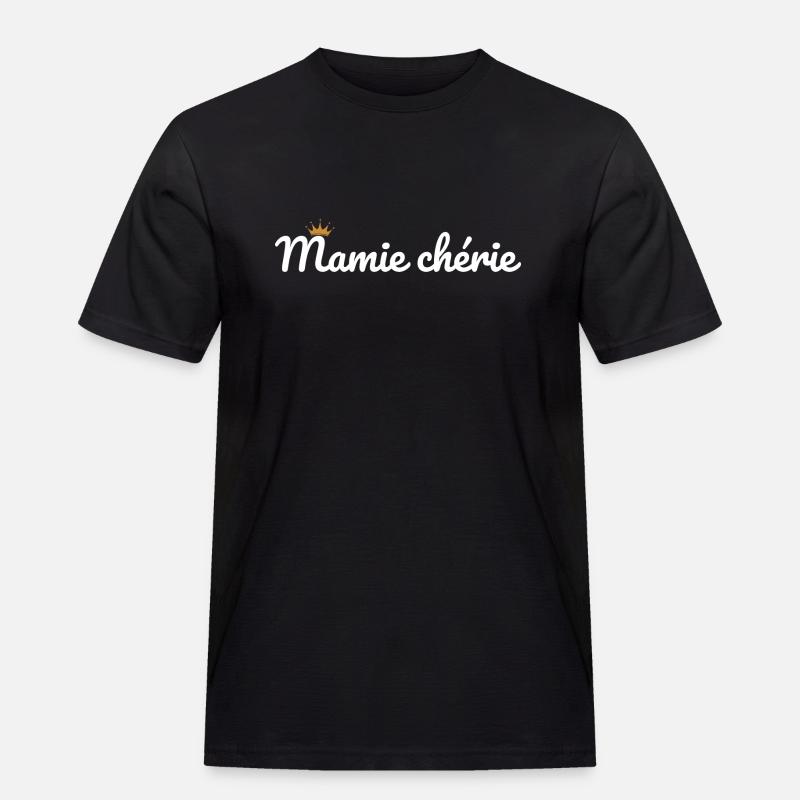 Geliebte Mutter - Männer Workwear T-Shirt - Schwarz