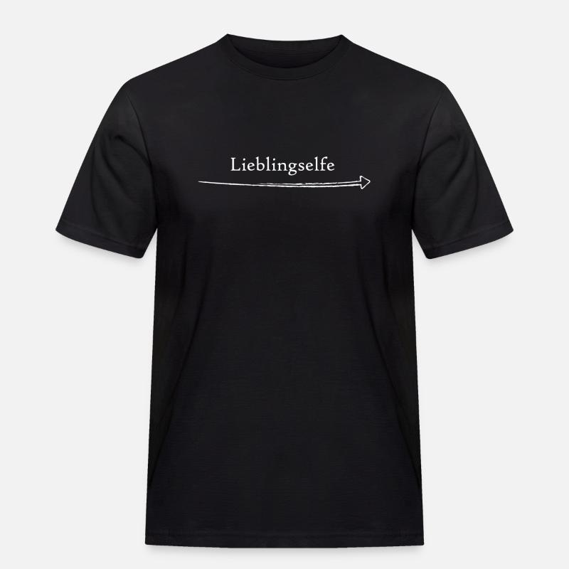 Lieblingselfe - Männer Workwear T-Shirt - Schwarz