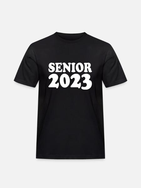 Senior 2023 - Männer Workwear T-Shirt - Schwarz
