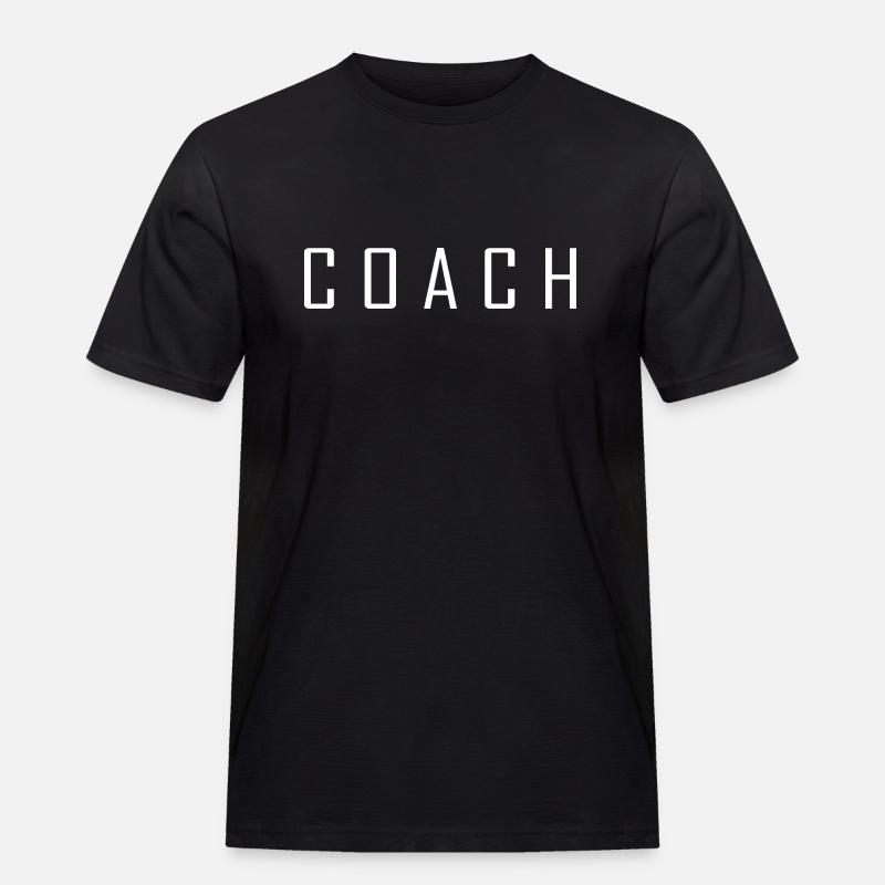 Coach - Männer Workwear T-Shirt - Schwarz