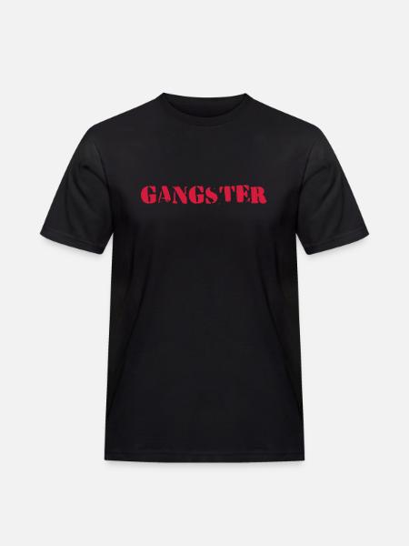 gangsters - T-shirt Workwear homme - noir