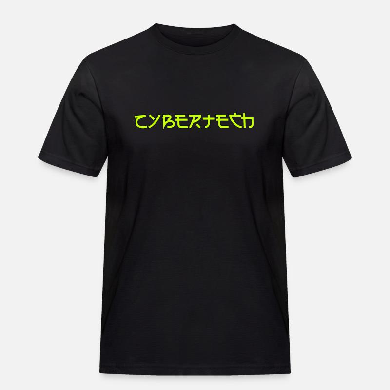 Cybertech Technowear - Männer Workwear T-Shirt - Schwarz