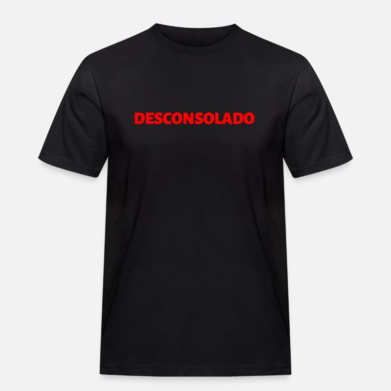 mit gebrochenem Herzen Spanisch Sprache - Männer Workwear T-Shirt - Schwarz