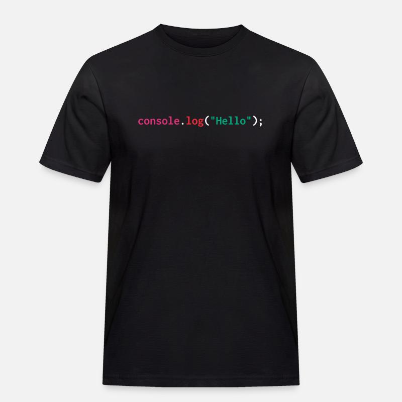 Développeur javascript web humour drôle - T-shirt Workwear homme - noir