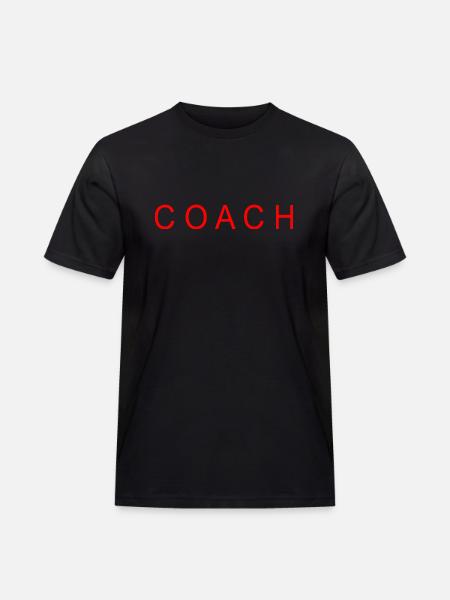 Coach - Männer Workwear T-Shirt - Schwarz