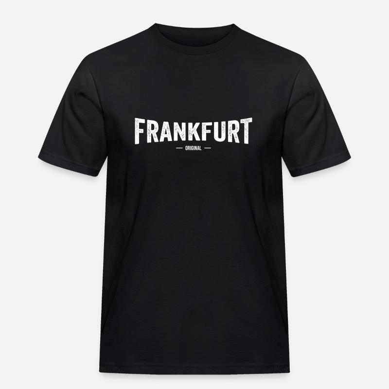 Frankfurt Original - Männer Workwear T-Shirt - Schwarz