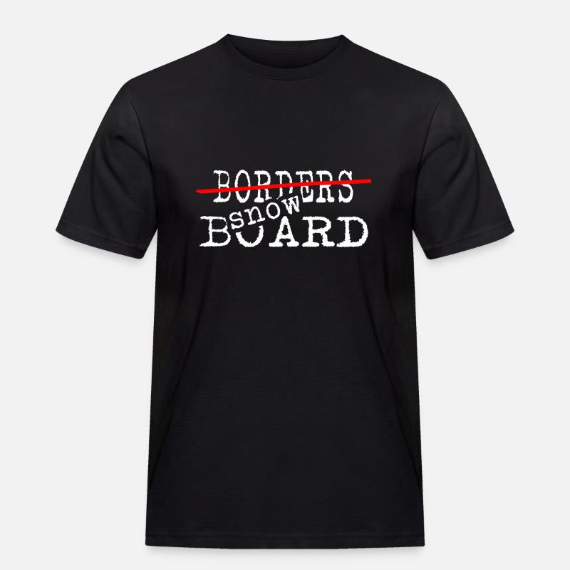 Snowboard Snowboarder Softboot-Legende - Männer Workwear T-Shirt - Schwarz