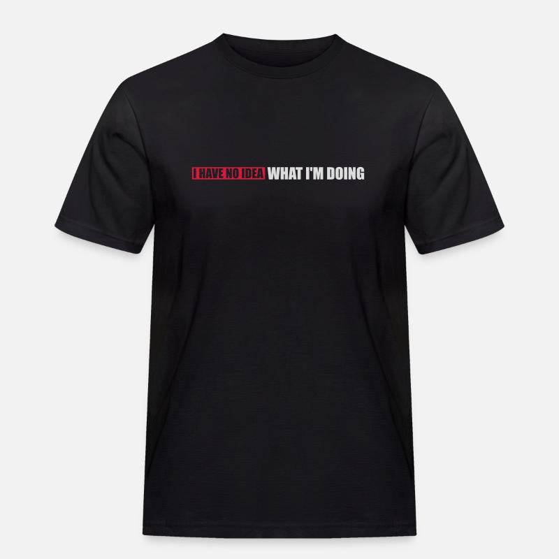 Aucune idée - T-shirt Workwear homme - noir