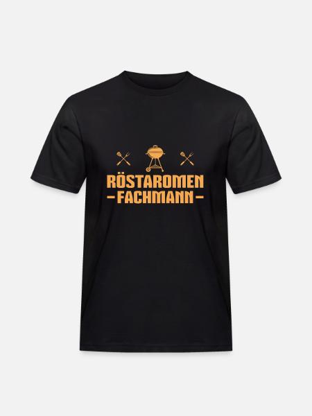 Barbecue Röstaromen Fachmann Grill - Männer Workwear T-Shirt - Schwarz