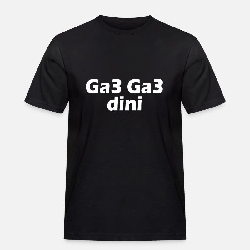 Ga3 ga3 dini - T-shirt Workwear homme - noir