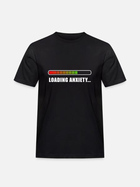 Loading Anxiety... - Men's Workwear T-Shirt - black