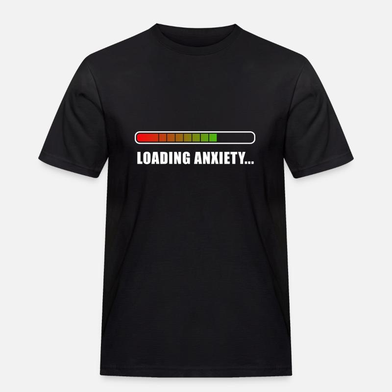 Loading L’anxiété... - T-shirt Workwear homme - noir