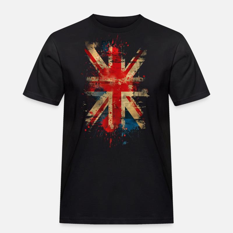Union Jack - Men's Workwear T-Shirt - black
