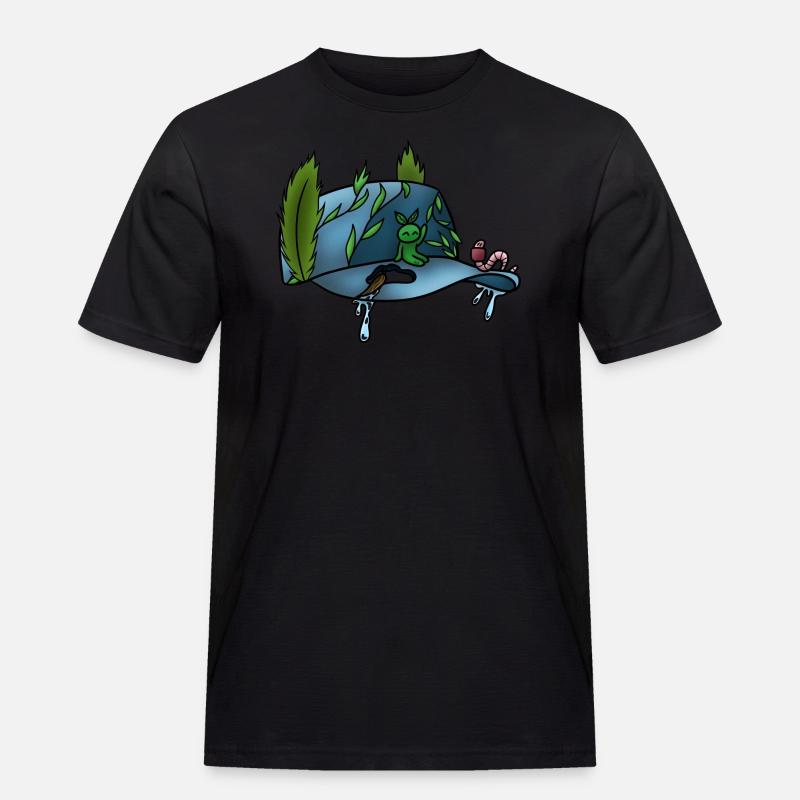 Die Druckkappe! Von Pousse2Bamboo ! - Männer Workwear T-Shirt - Schwarz