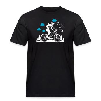 VTT VTT - T-shirt Workwear homme - noir - Devant - AI Model Male 178 light (178cm)